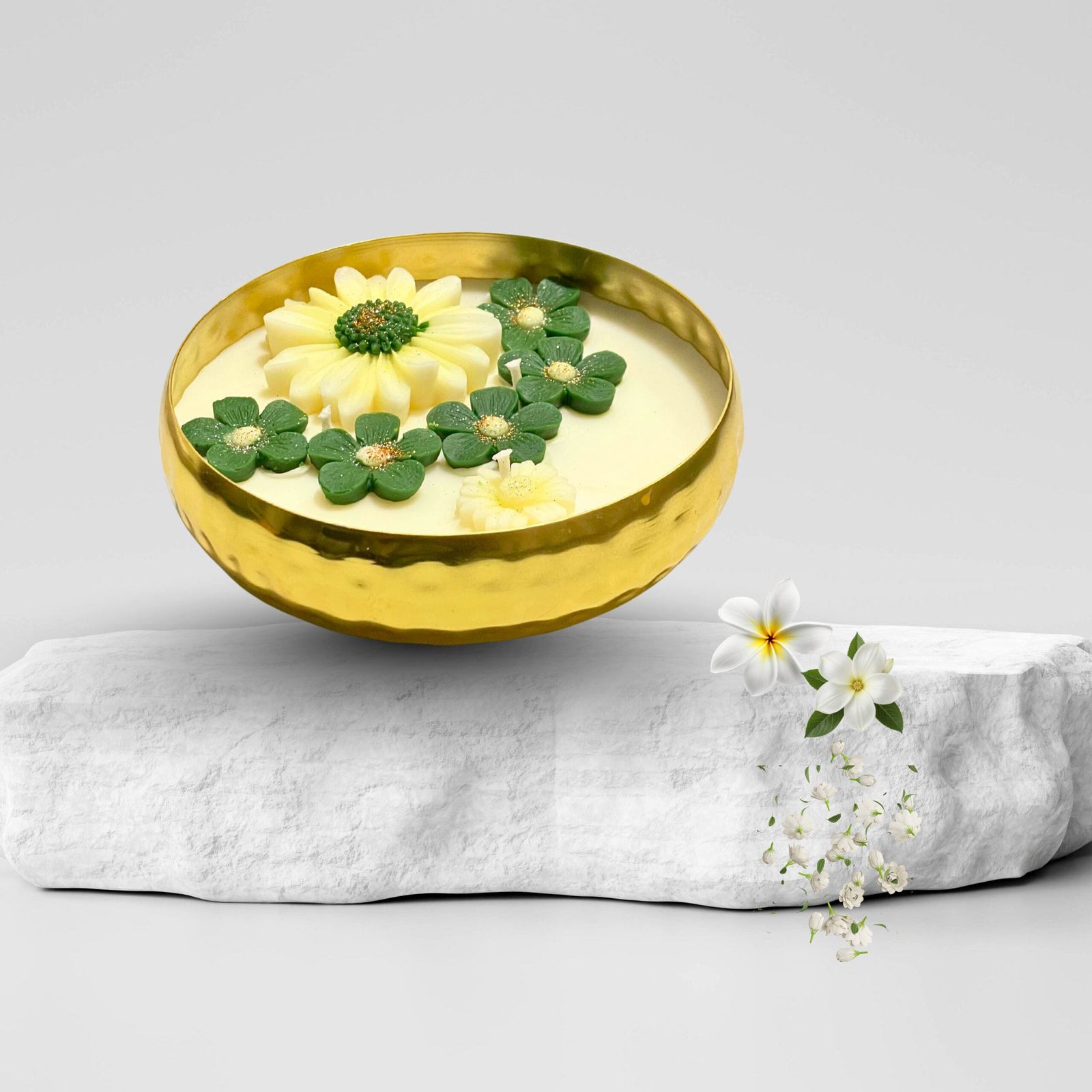 Jasmine Glow Candle – Hammered Urli