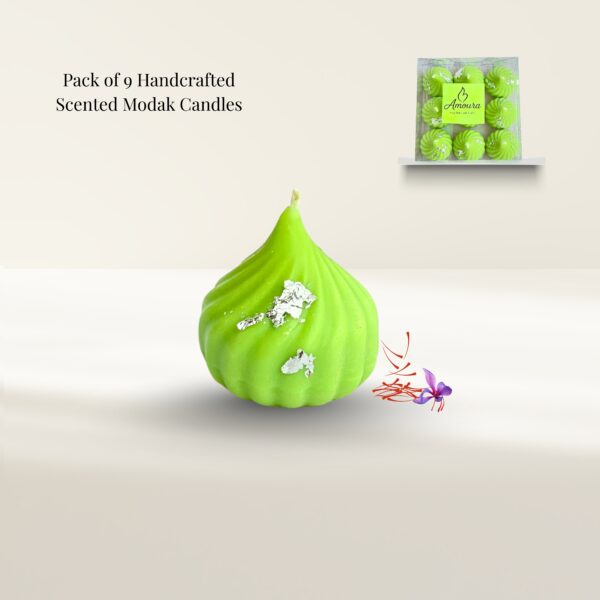 Scented Modak Candles – Pack of 9