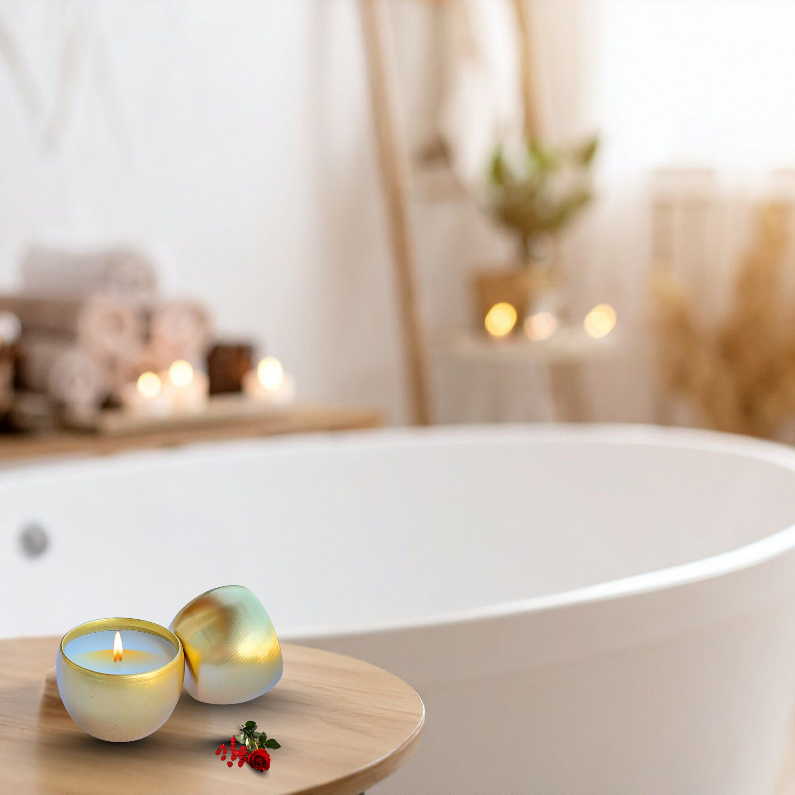 AMOURA ORIGINAL | Golden Glow Scented Candle - Image 3