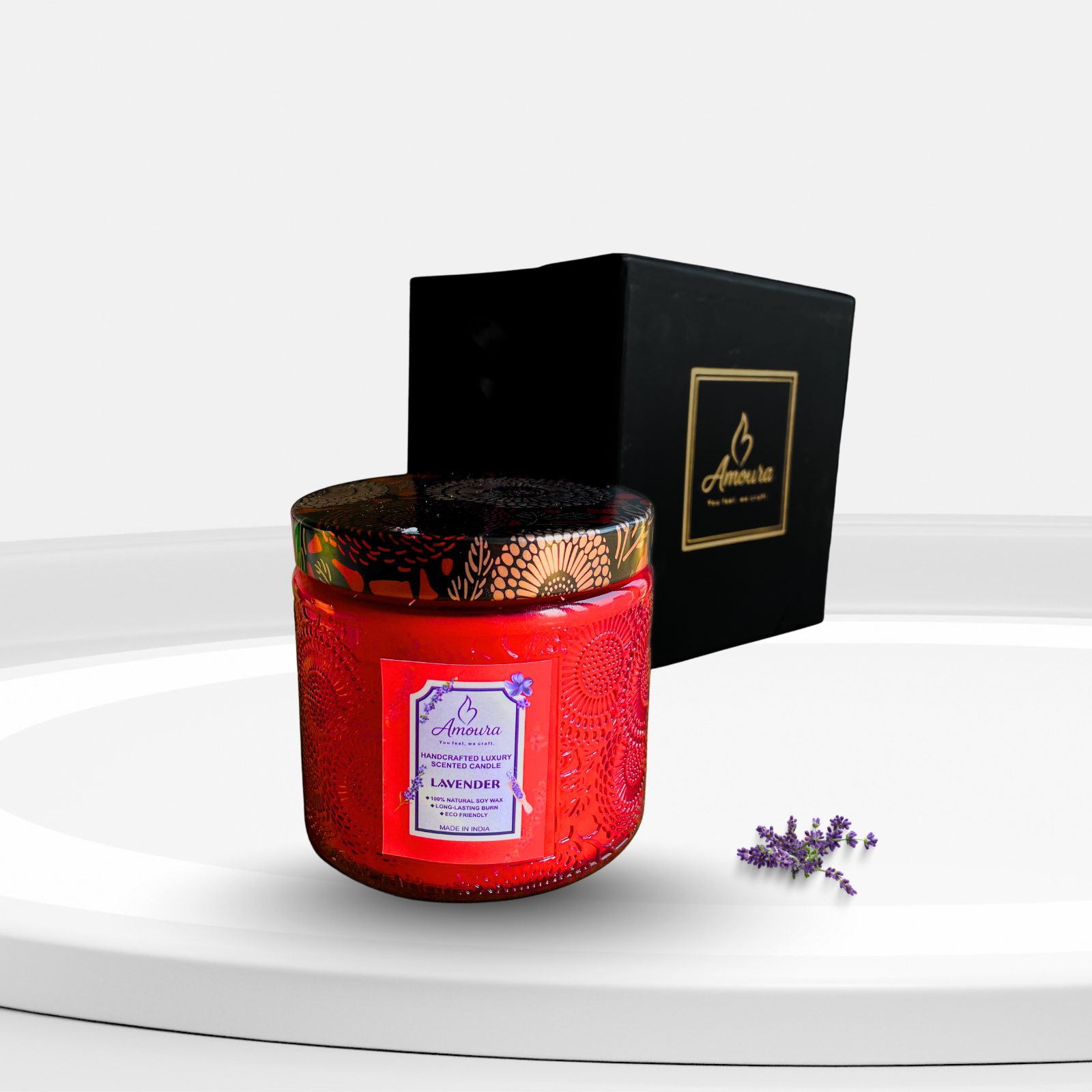 Amoura Original Luxe Bloom Jar Candle - Image 2