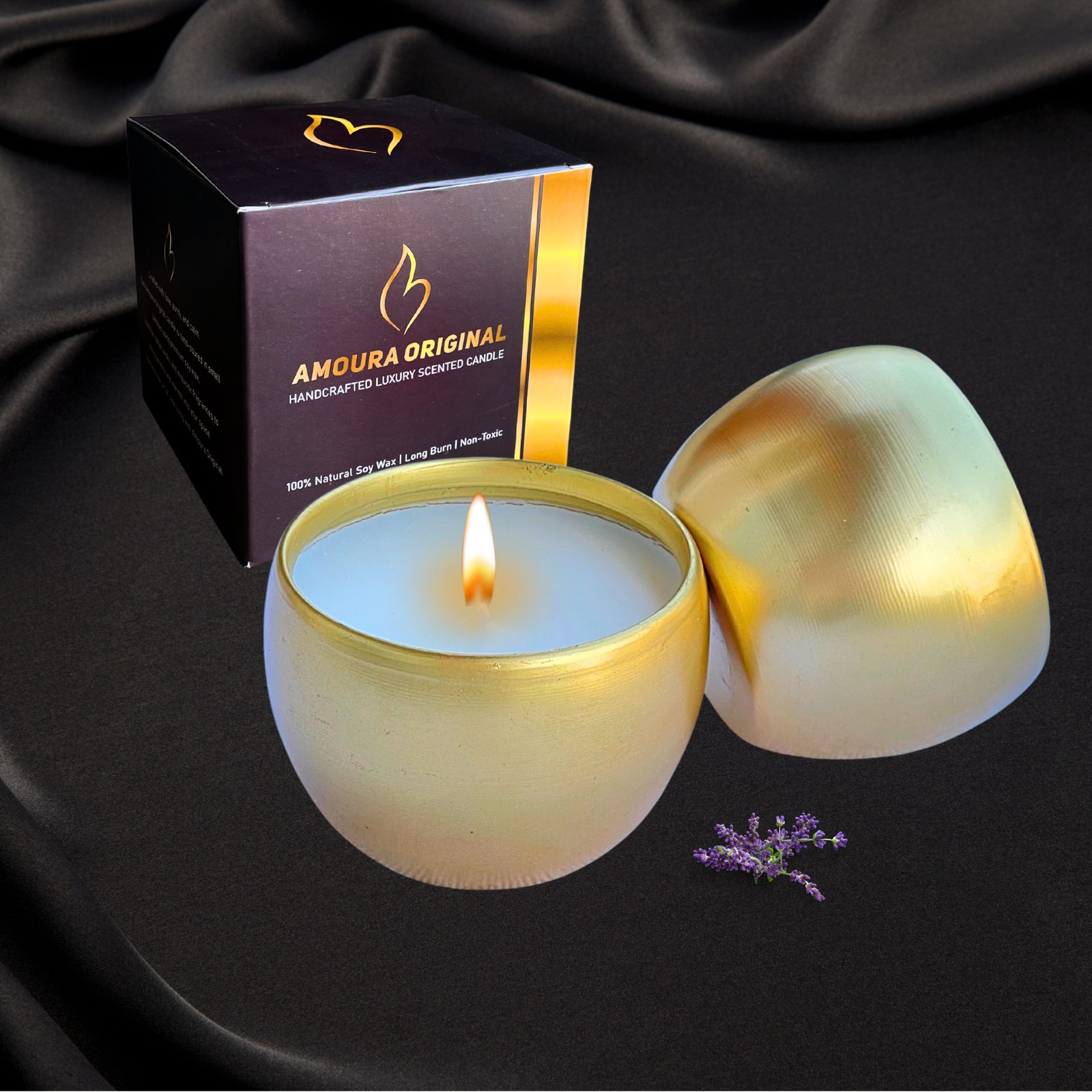 AMOURA ORIGINAL | Golden Glow Scented Candle - Image 2