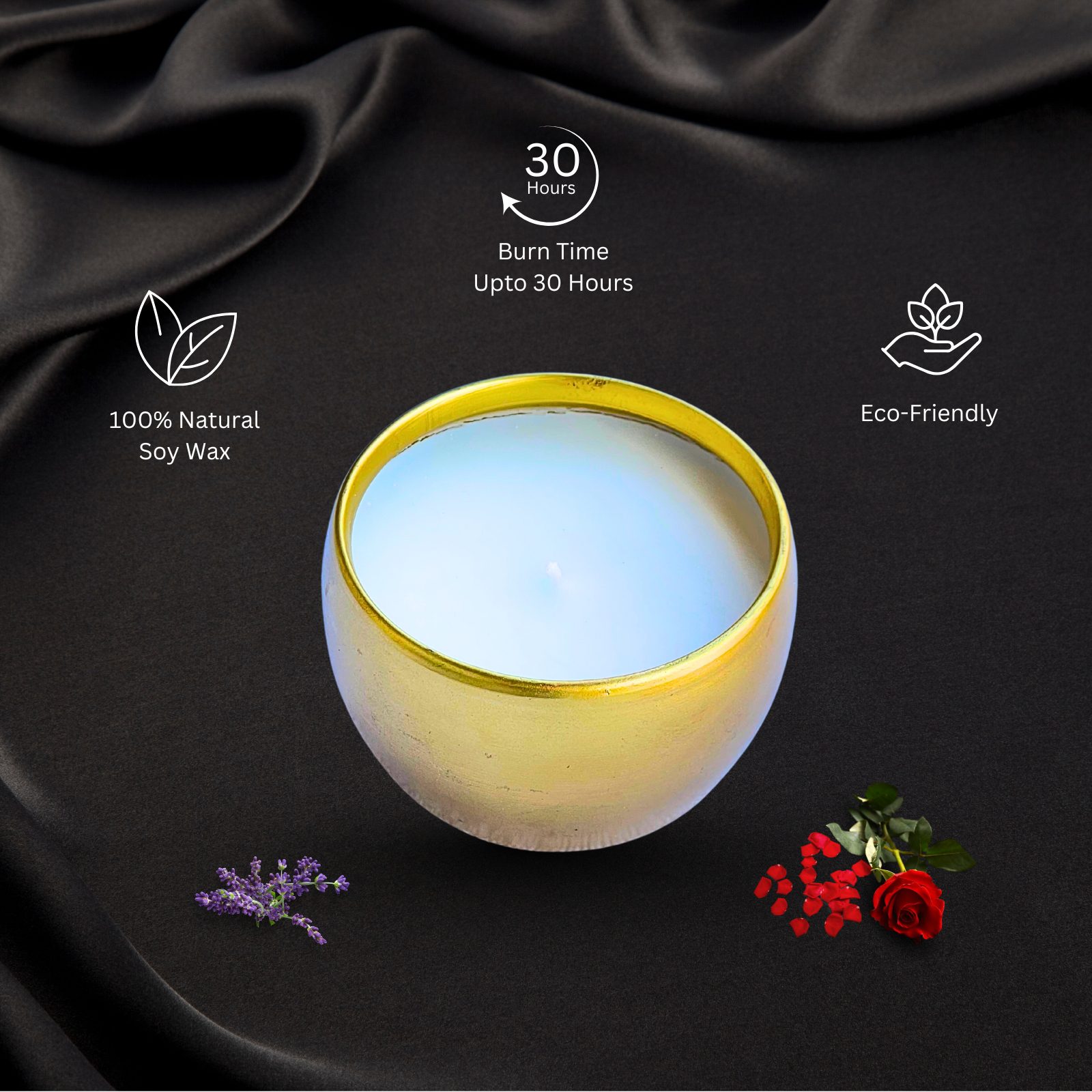 AMOURA ORIGINAL | Golden Glow Scented Candle - Image 4