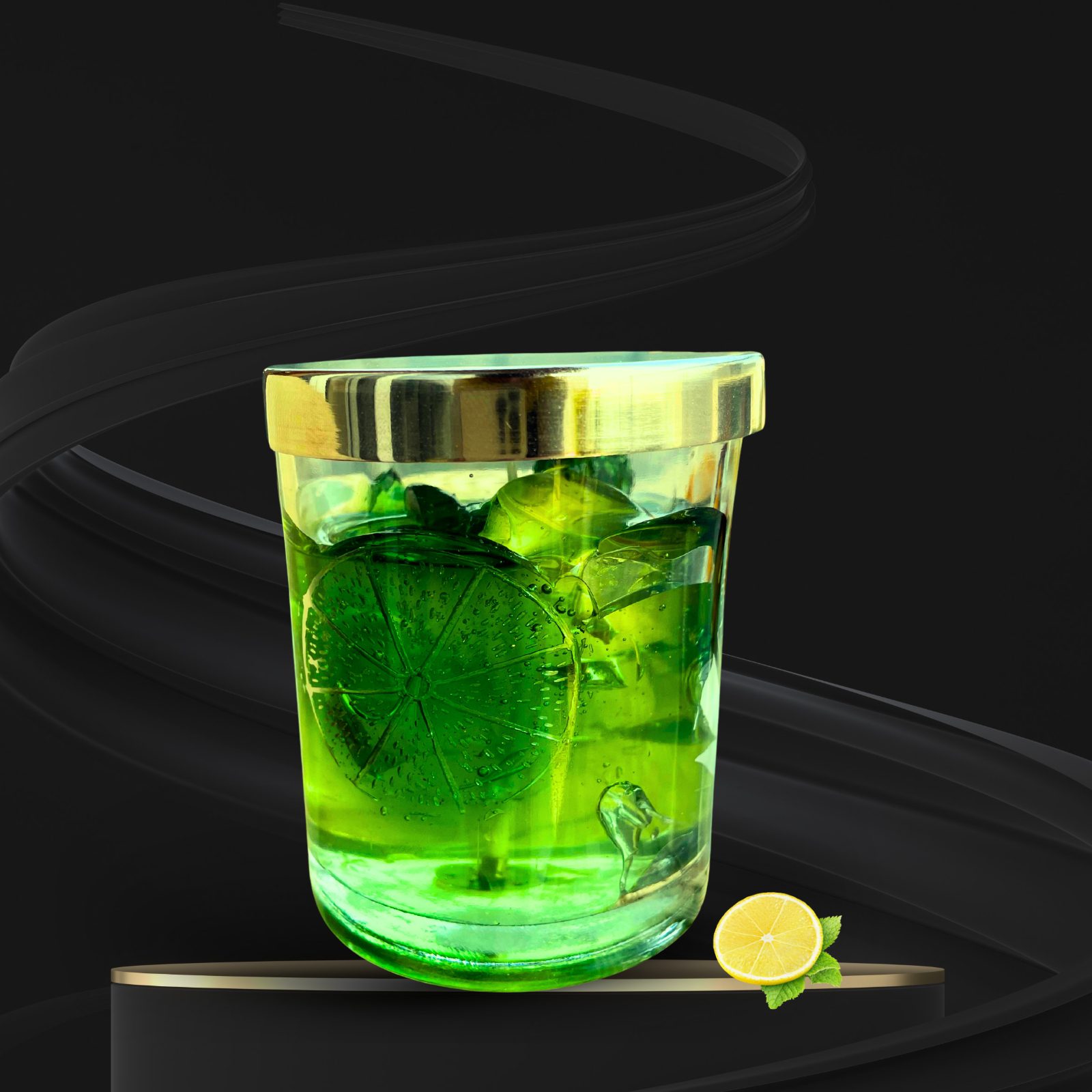 Amoura Mojito Bliss Gel Candle - Image 2