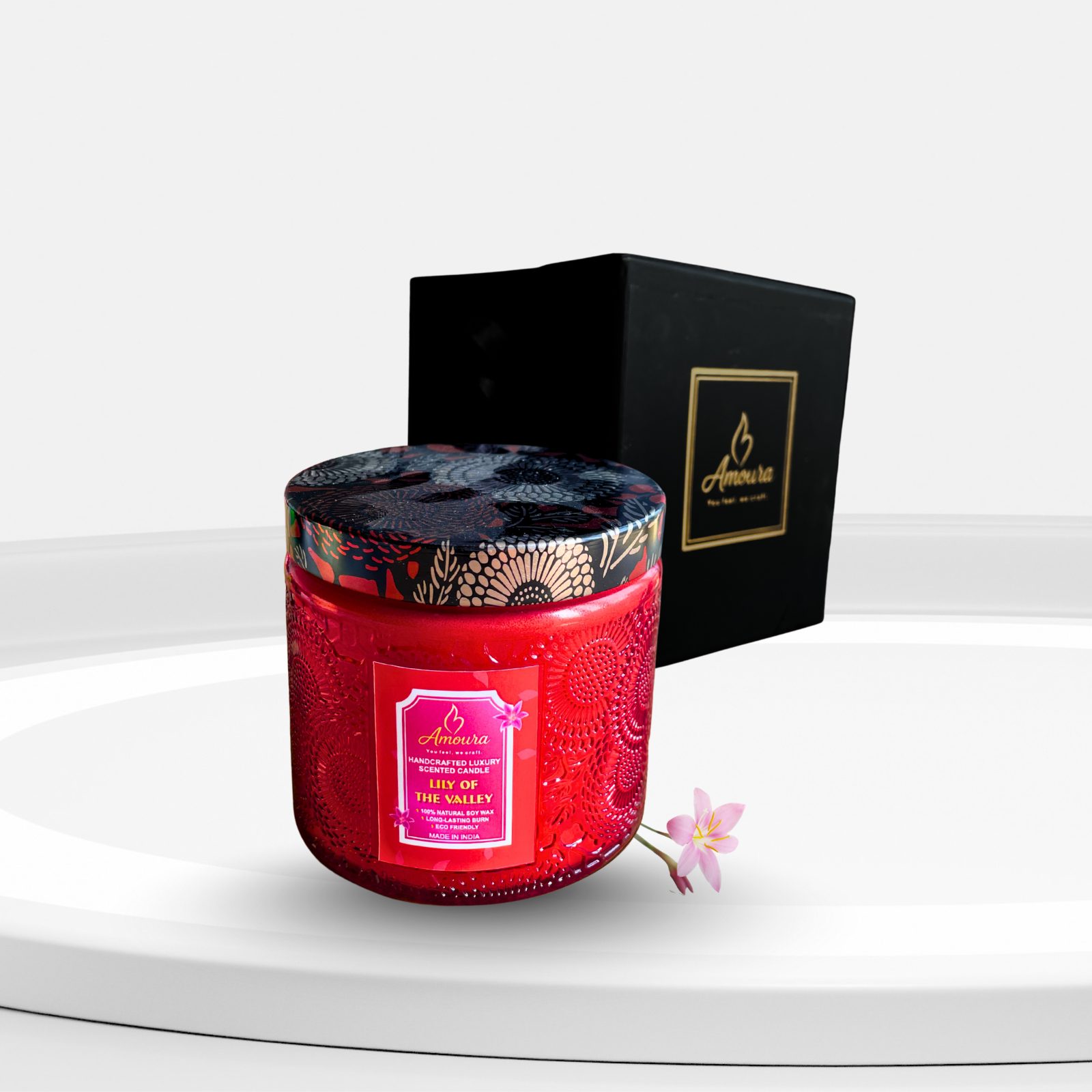 Amoura Original Luxe Bloom Jar Candle - Image 4