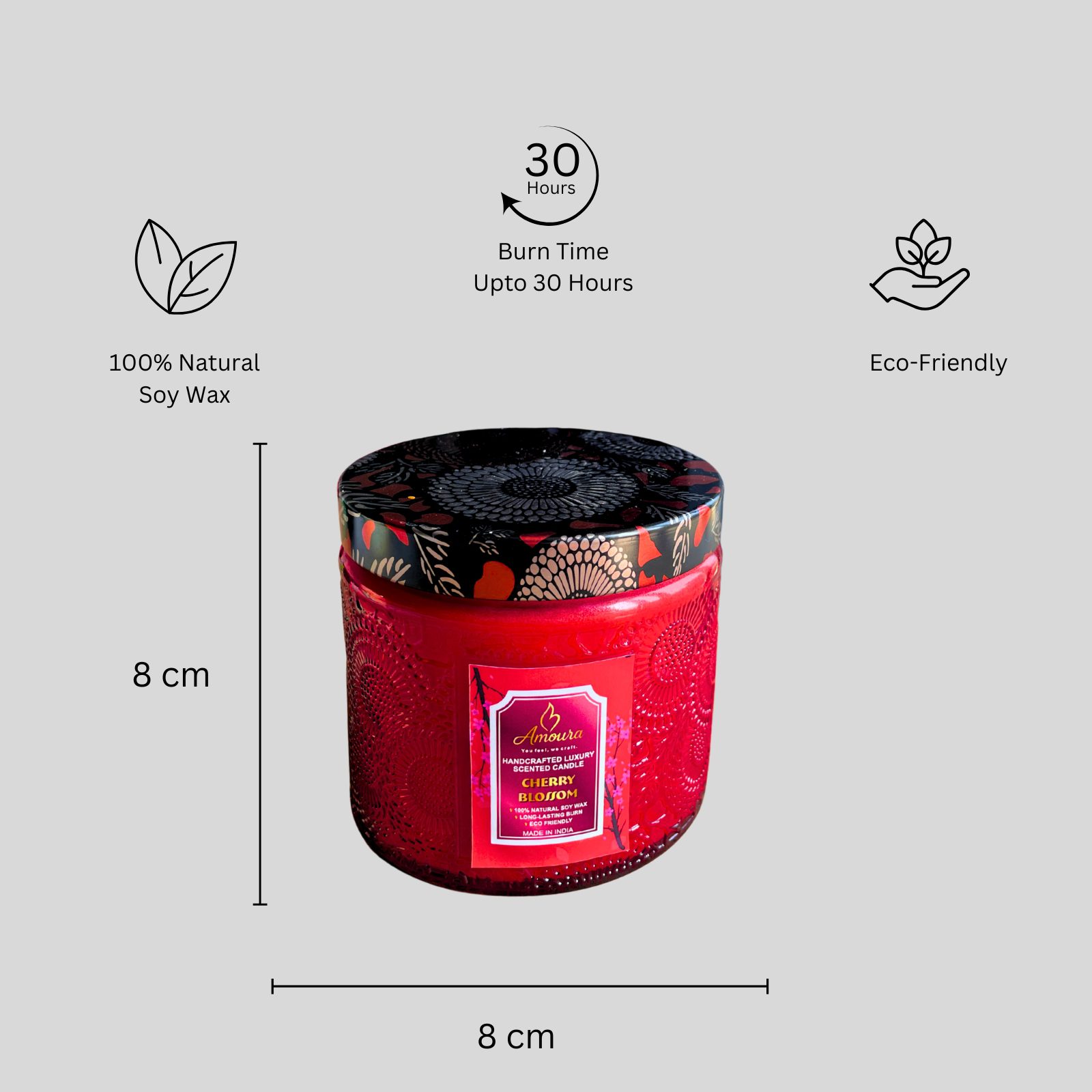 Amoura Original Luxe Bloom Jar Candle - Image 9